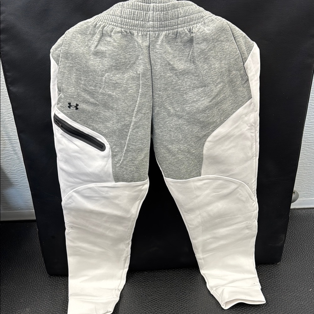 Under Armour Gray and White Joggers